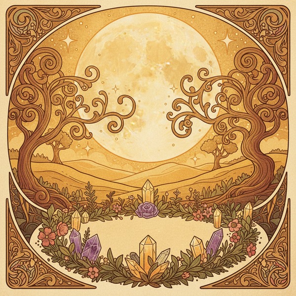 Pleine lune décorative